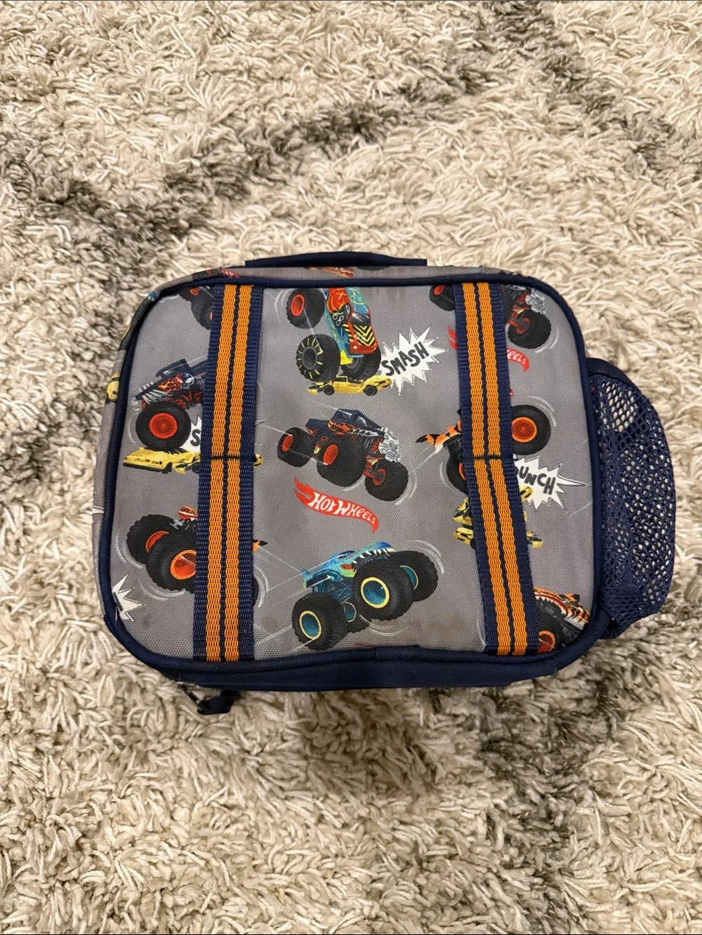 Kids' Monster Truck Backpack and Lunch Bag Set - Blue